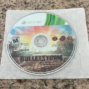 Microsoft Xbox 360 Bulletstorm Game Disc - Green and White